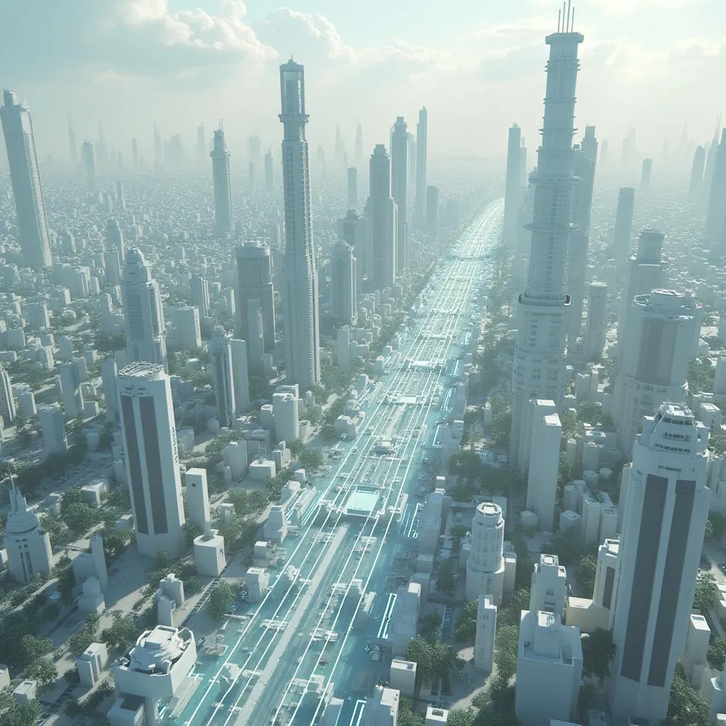 Ciudad del Futuro Impulsada por IA